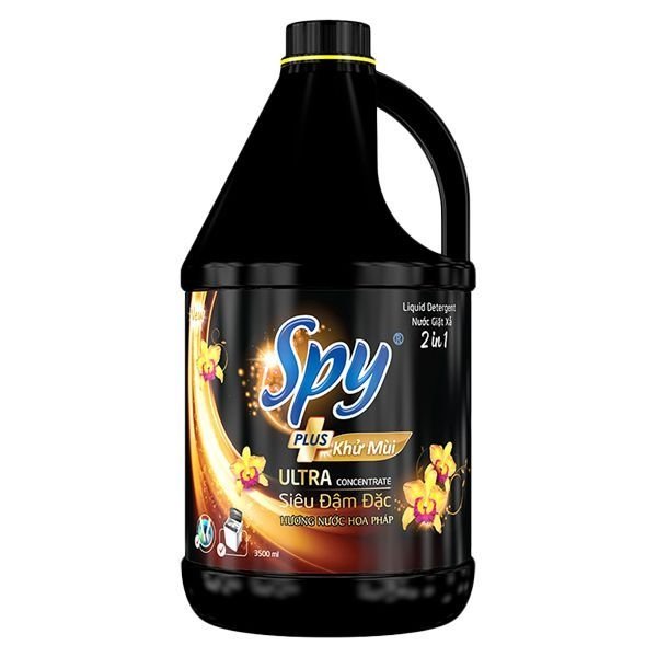 Nước Giặt Xả Spy Plus Đậm Đặc Hương Nước Hoa Pháp 3.6Kg (thùng)