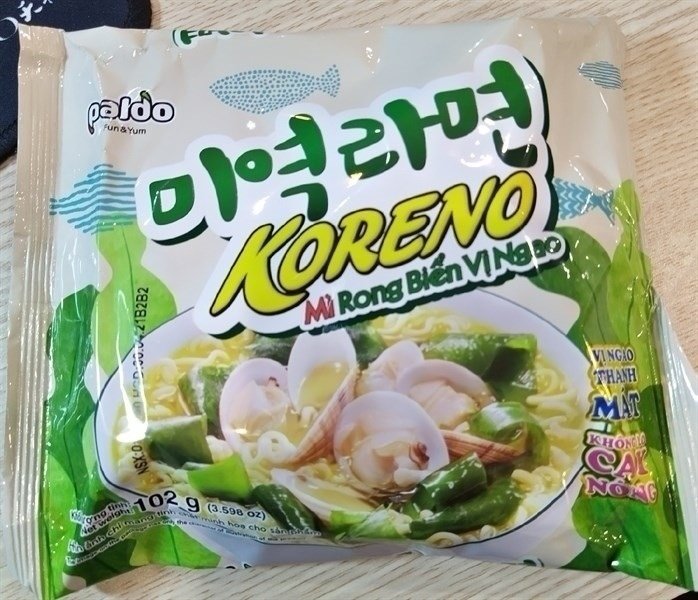 Mì Koreno, mì rong biển vị ngao (Gói)