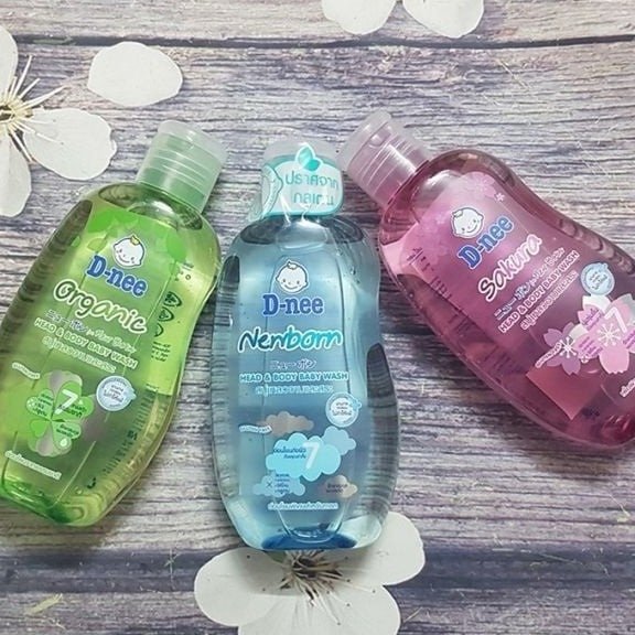 Tắm gội D-Nee organic xanh lá 200ML