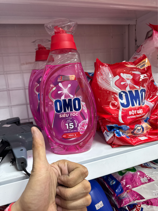 Omo nước giặt siêu tốc chăm sóc bền màu 1.2kg (Chai)