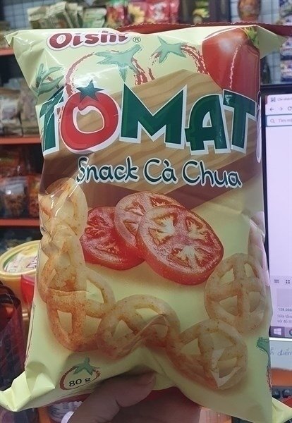 Snack Oishi Tomati Snack Cà Chua 68G