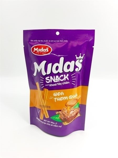 Snack Midas Hình Khoai Tây Chiên Gói 30G (gói)