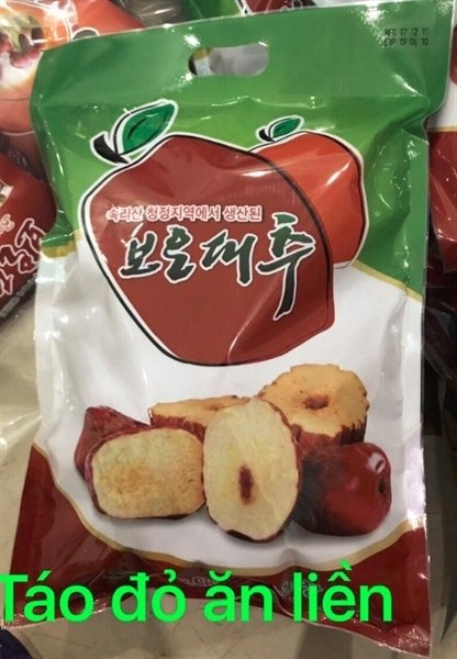 Táo Đỏ Sấy Khô Hàn Quốc 1Kg