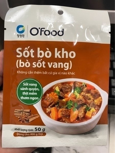 Sốt Bò Kho Sốt Vang Thịt Kho O'Food 50G