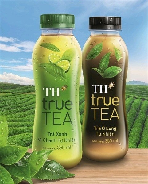 Nước TH True Tea TRà xanh vị chanh Tự Nhiên 350ml (lốc)