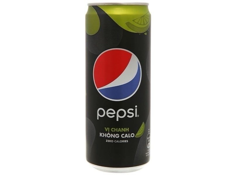Pepsi Black chanh lon 320x24 lốc 6 (Lốc)