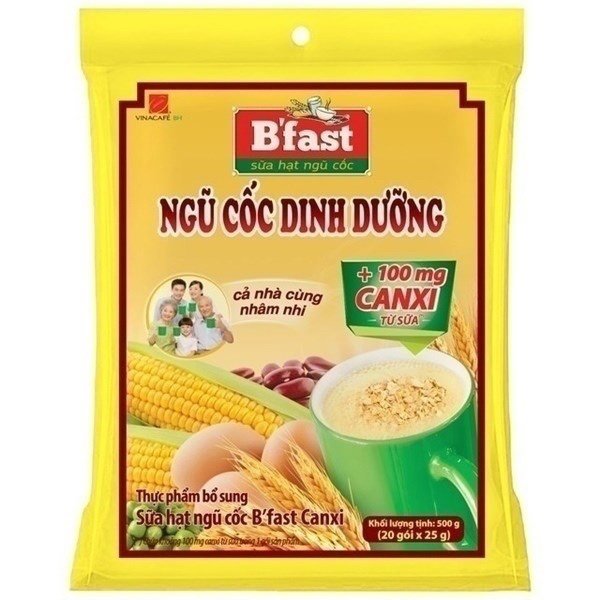Ngũ cốc dinh dưỡng B'fast gói 500g mới (Gói)