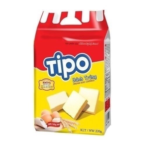 TIPO BÁNH TRỨNG 240G (16 TÚI/KIỆN) (thùng)