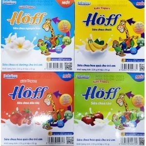 Sữa Chua Hoff Te Vị Dâu 220G (Hộp)