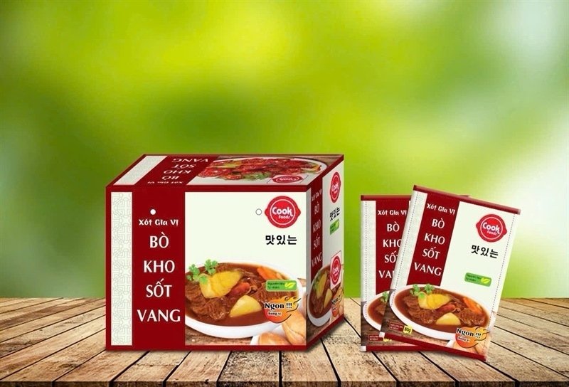 Xốt gia vị bò kho sốt vang