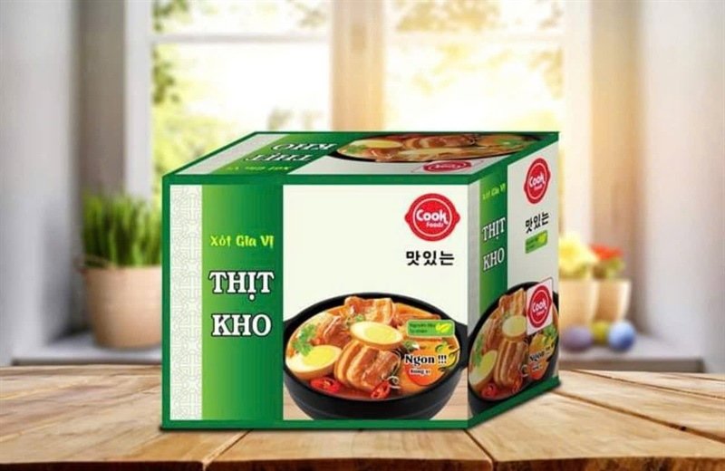 Xốt gia vị thịt KHO TÀU Cook foods 20 x 80g
