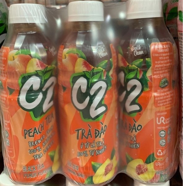 NƯỚCC2 trà đen đào 225ml