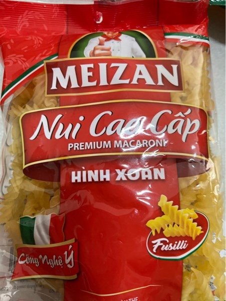 Nui vàng xoắn Meizan 300g (Thùng 12 gói)
