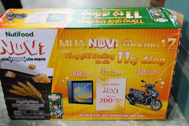 Sữa Nuvi thạch Socola 170ml (Lốc)