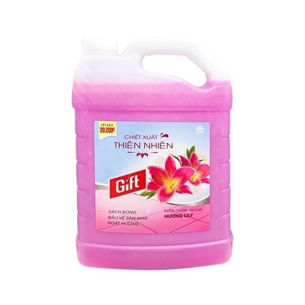 Nước Lau Sàn Gift Hương Lily 3,8Kg (THUNG)