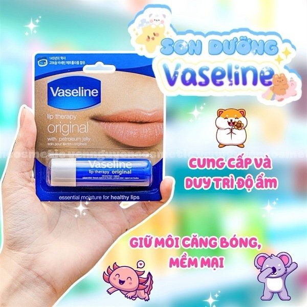 Son dưỡng môi mềm mịn Vaseline 4.8g