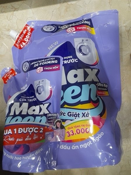 Ngx Maxkleen cửa trước dấu ấn ngọt ngào 3.6kg +ngx 450g (Túi)