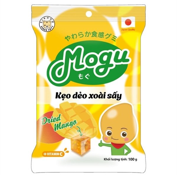 Mogu kẹo xoài 100g -Mango candy (1/2 thùng)