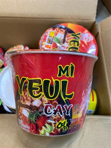Mỳ YEUL Ottogi vị cay tô 105g (tô)
