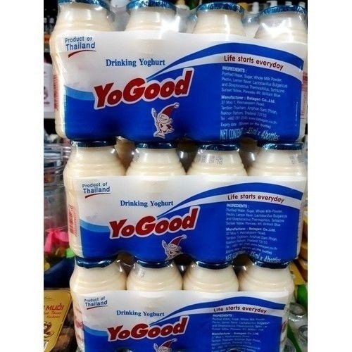 Sữa Chua Uống Yogood Thái Lan Vị Cam Lốc 4 Chai 85Ml (Lốc)