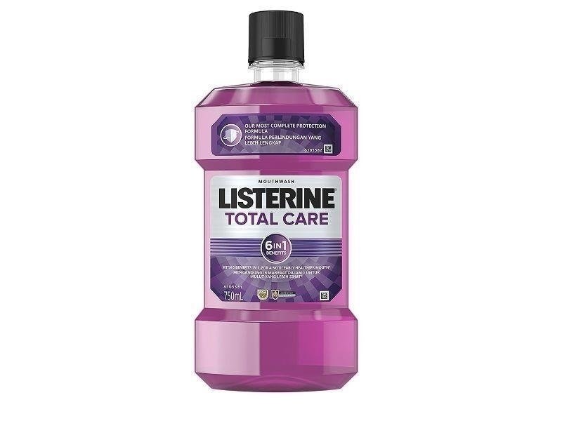 토탈케어 센시티브 750ml/nước súc miệng Listerine chống ê buốt 750ml (Chai)