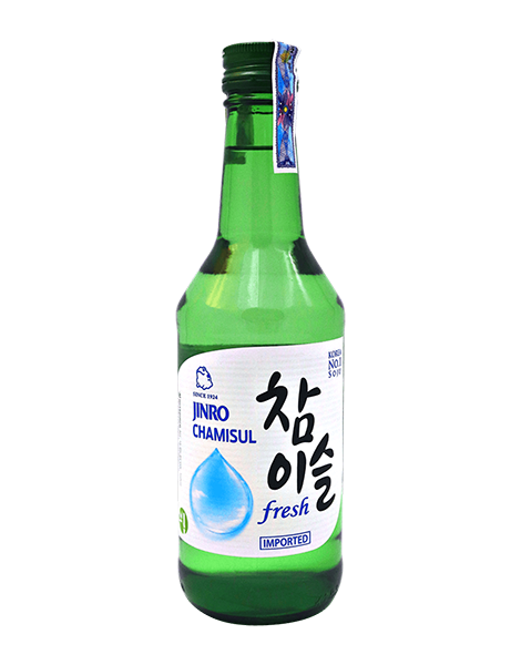 Rượu Soju Jinro Fresh 17.2% 360ml (Thùng)