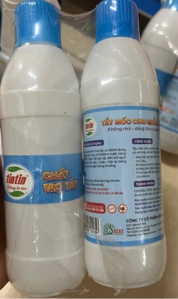 Tẩy mốc quần áo màu Tin Tin-300ml