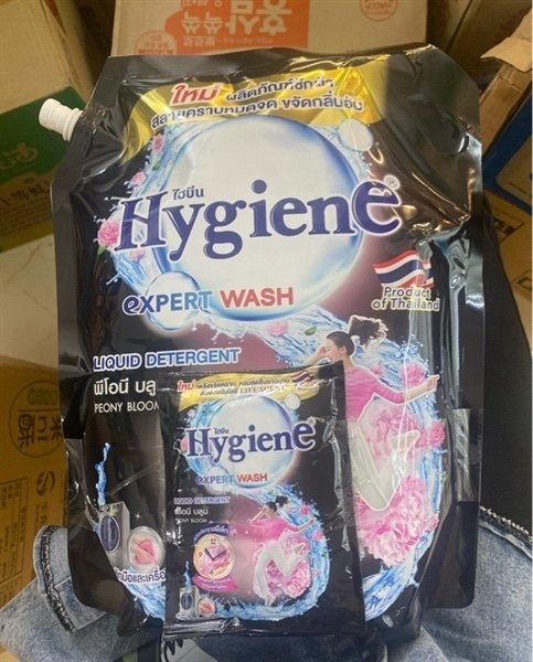 Nước giặt Hygien đen 3L (Thùng 4 túi)