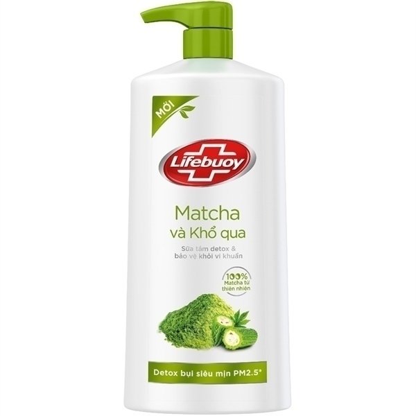 Sữa Tắm Lifebuoy Detox Matcha & Khổ Qua 800G (Chai)