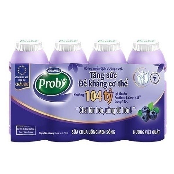 SCU MS hương việt quất VNM Probi 130ml (Lốc)