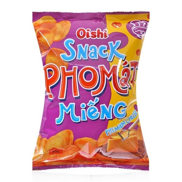 Snack pho mát miếng Oishi gói 16g