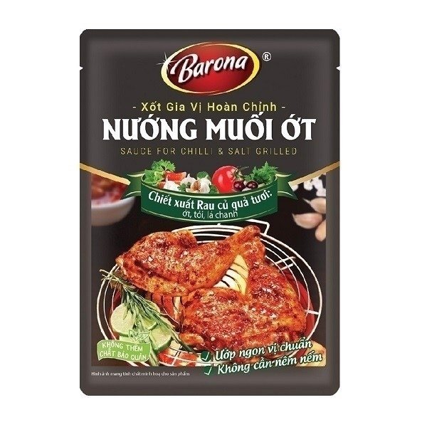 Xốt gia vị nướng muối ớt chinsu nhà hàng 70g (Gói)