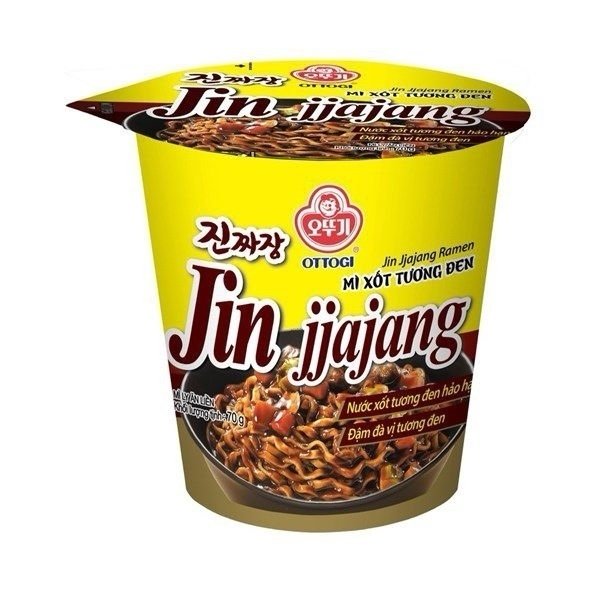 Mì ly Jin Jjajang xốt tương đen Ottogi 70g (Ly)
