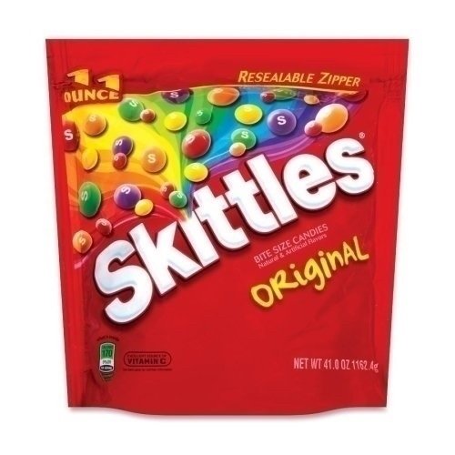 MJK22701 SKITTLES SKITTLES ORIGINAL FRUIT CHEWS CANDY 9 DÂY *10 GÓIKEO (1 DAY)
