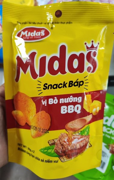 Snack Bắp Vị Bò Nướng Bbq