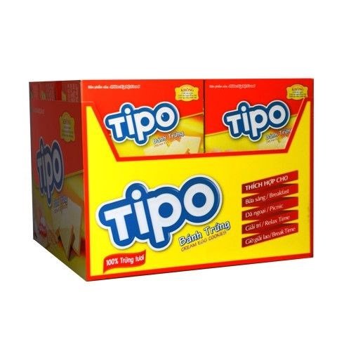 TIPO BÁNH TRỨNG SỮA HỘP 39G (hộp)
