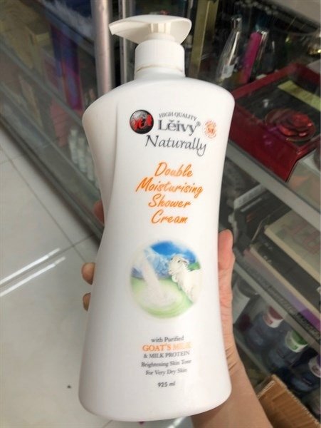 Sữa tắm dê Leivy naturauy dê 925ml (Chai)