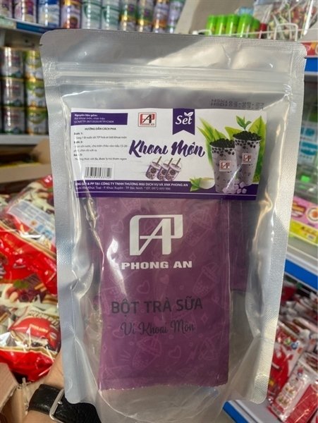 trà sữa khoai môn phong an