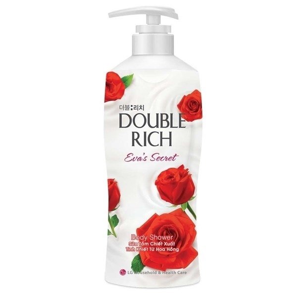 Sữa Tắm Double Rich Eva'S Secret Hoa Hồng 800G (Chai)