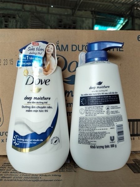 Sữa tắm Dove Serum tạo độ ẩm 500ml (Chai)