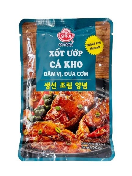 Xốt ướp cá kho 80gr x 10 gói / hộp (Gói)