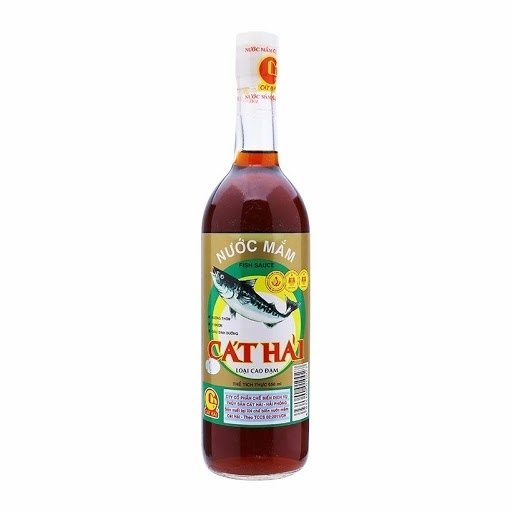 Nước mắm Cát Hải loại cao đạm 650ml (4) (Thùng)