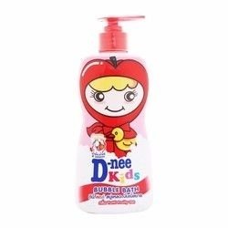 Sữa tắm Dnee Kids bubble bath tutti fruity 400ml màu đỏ