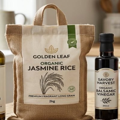 Gạo Jasmine Hữu Cơ Golden Leaf Túi 2kg